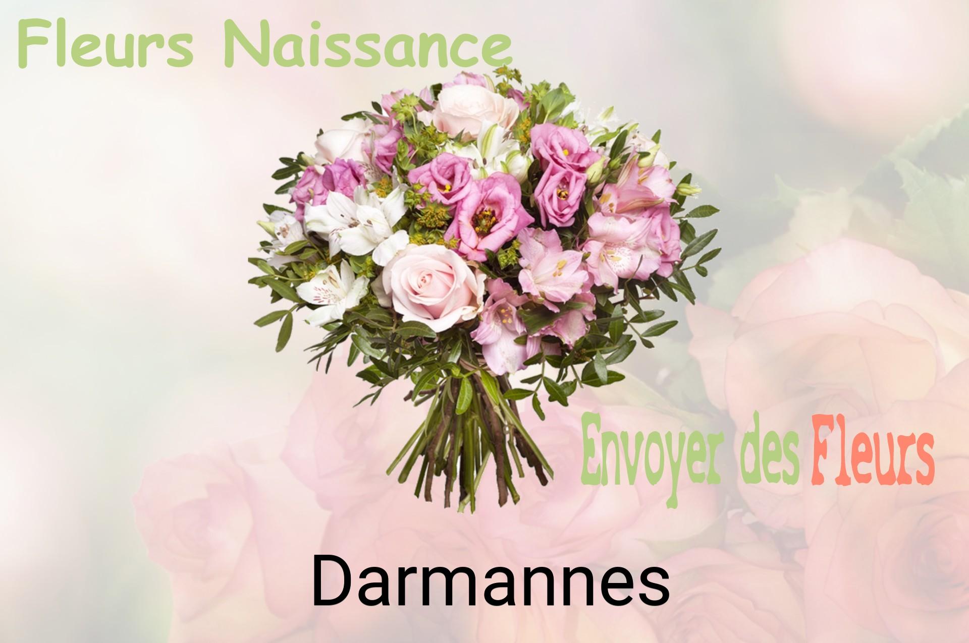 Bouquet de fleurs de naissance livré à Darmannes